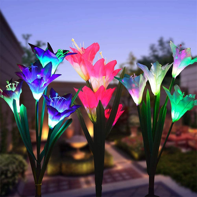 iluminação de jardim